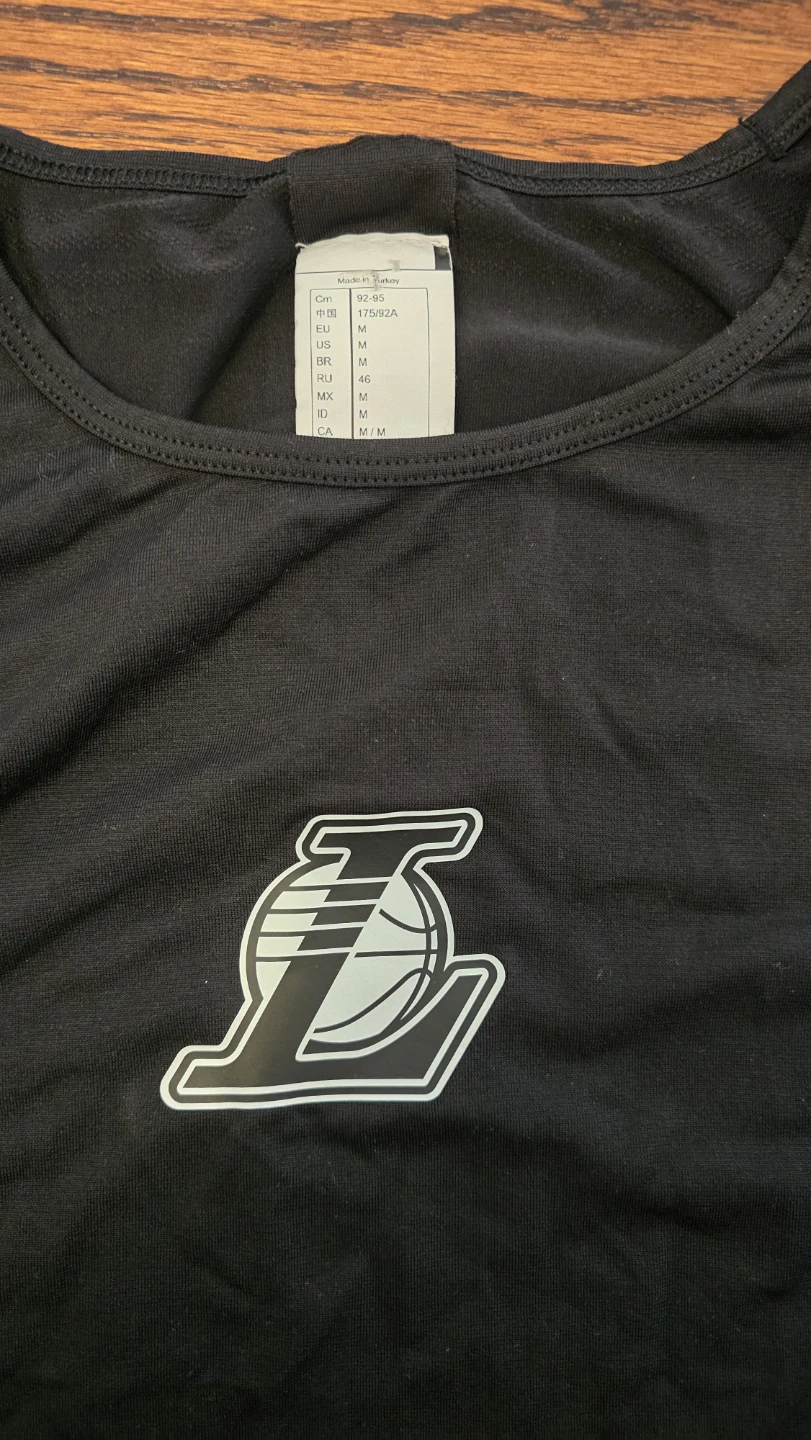 NEW Men Basketball Under Tank NBA LA Lakers - Size M - photo 3