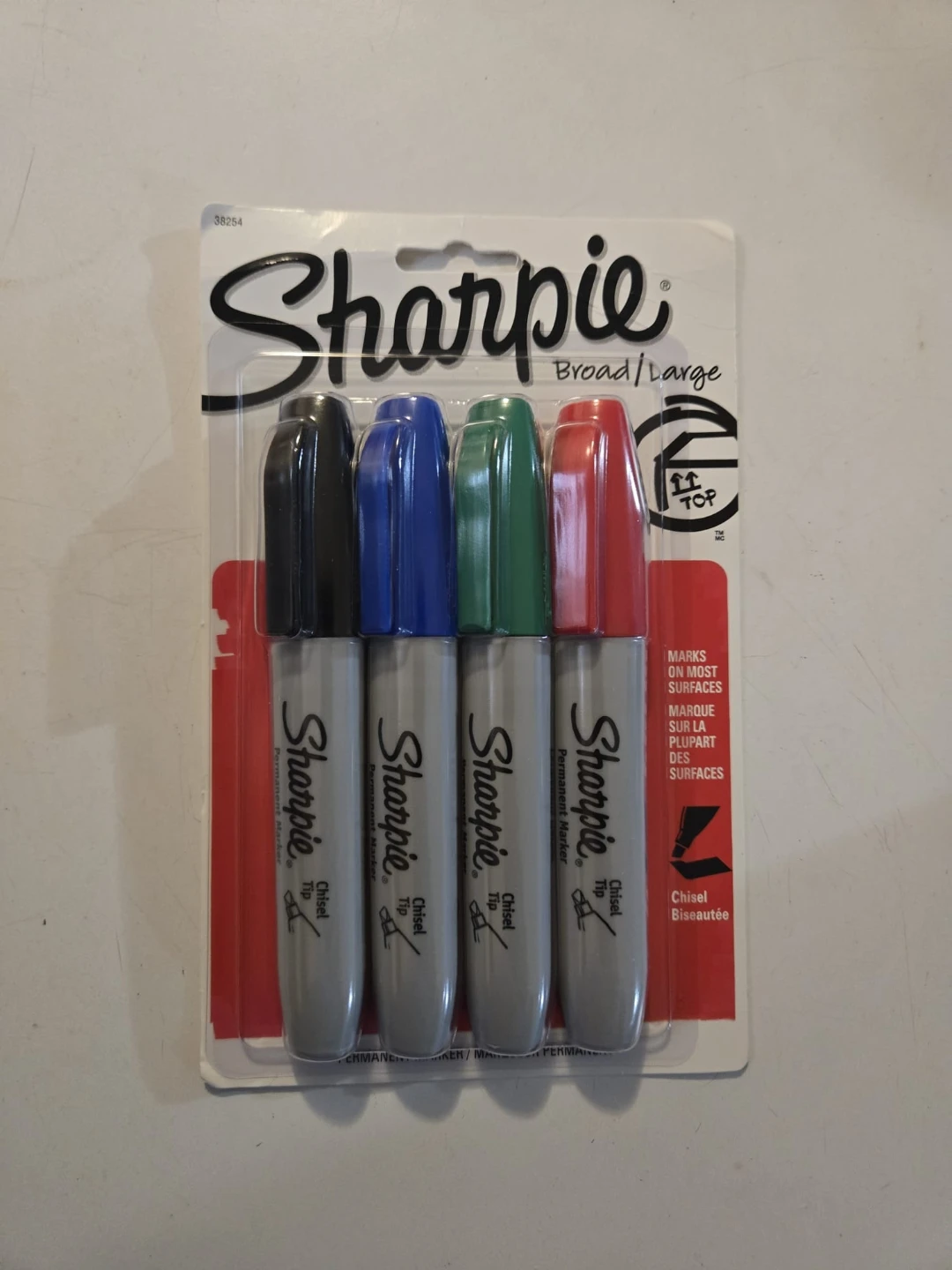 Sharpie Broad/Large Permanent Markers (4 Pack)