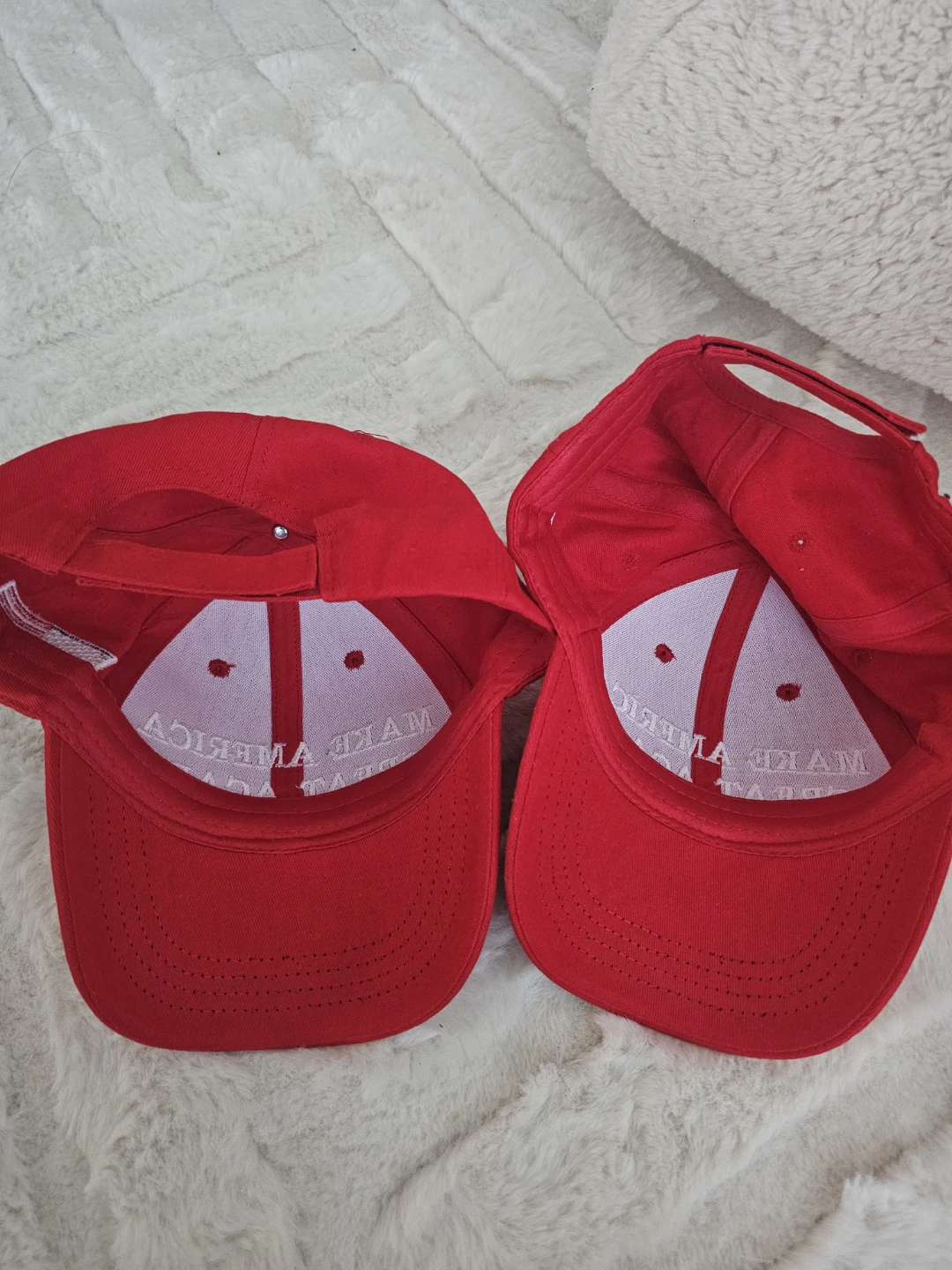 Red "Make America Great Again" Baseball Caps (Set of 2) - photo 2