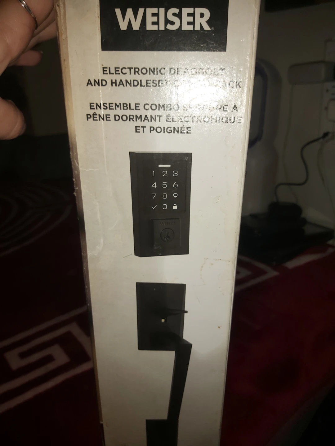Weiser SmartCode Electronic Deadbolt and Handleset Combo Pack - photo 3