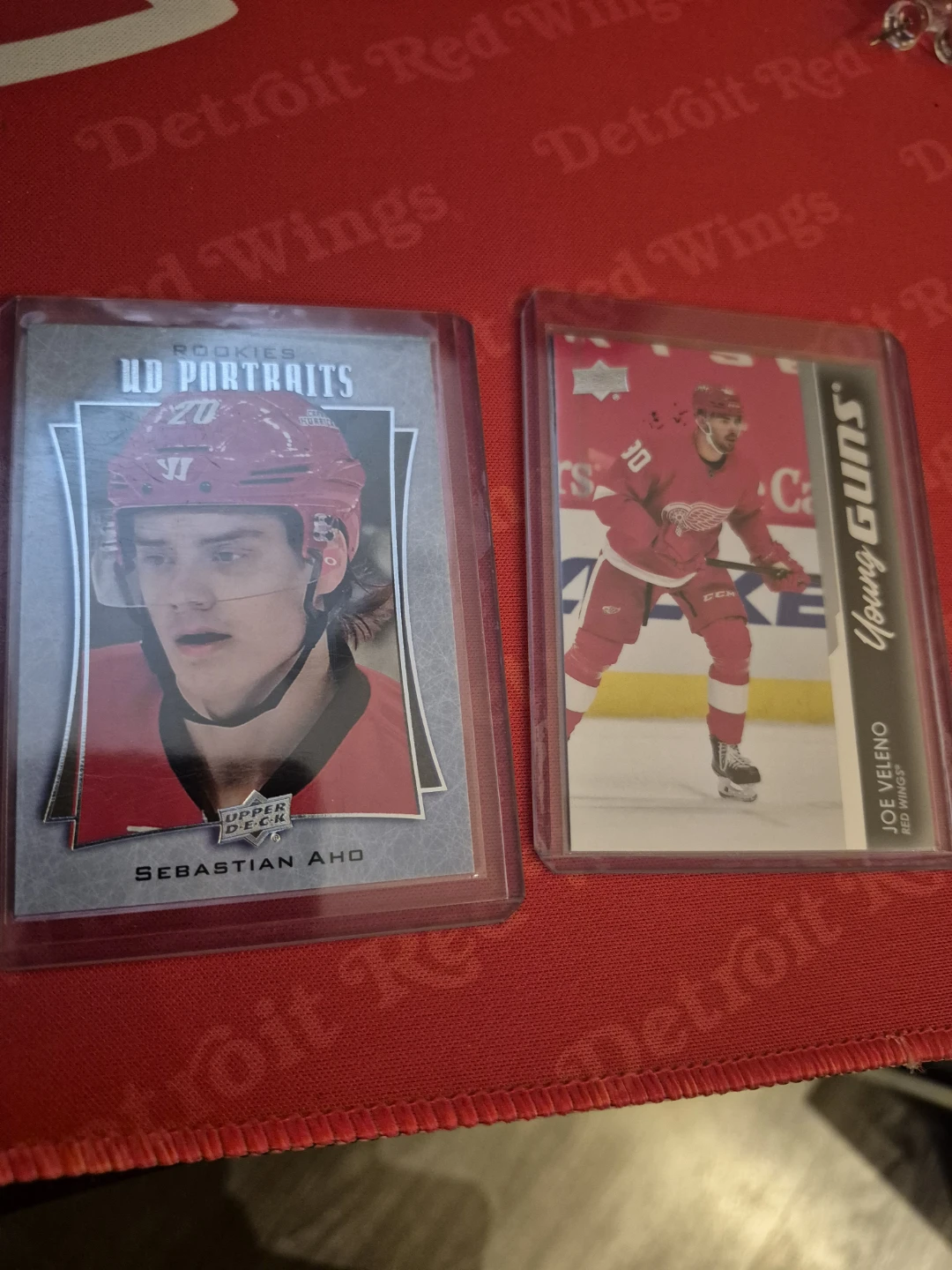 Upper Deck UD Portraits Sebastian Aho Rookie Card