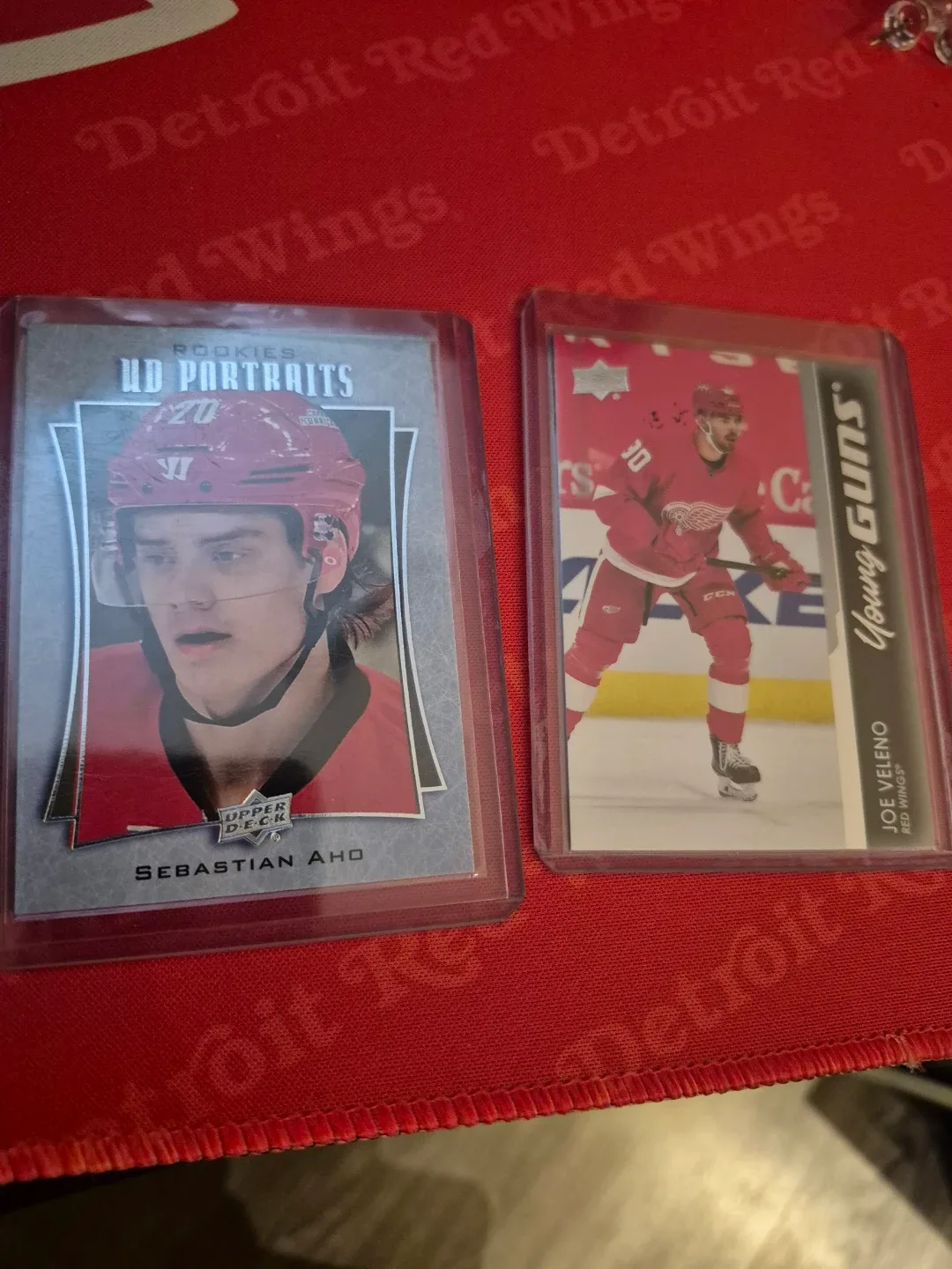 Upper Deck UD Portraits Sebastian Aho Rookie Card