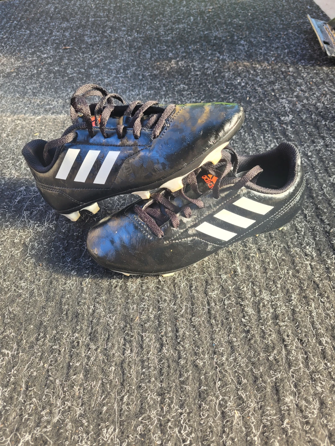 Adidas Black Soccer Cleats