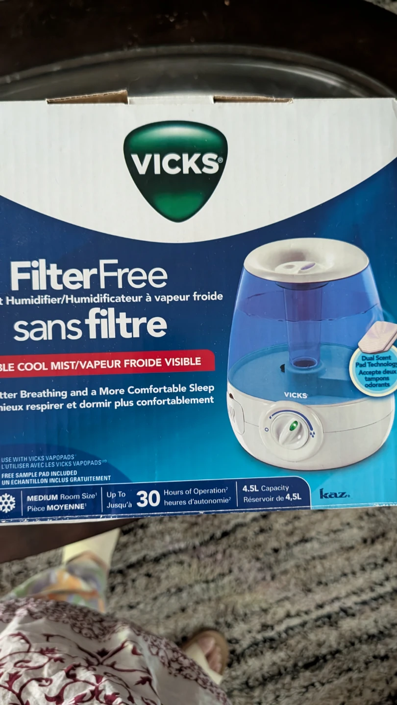 Vicks Filter Free Cool Mist Humidifier