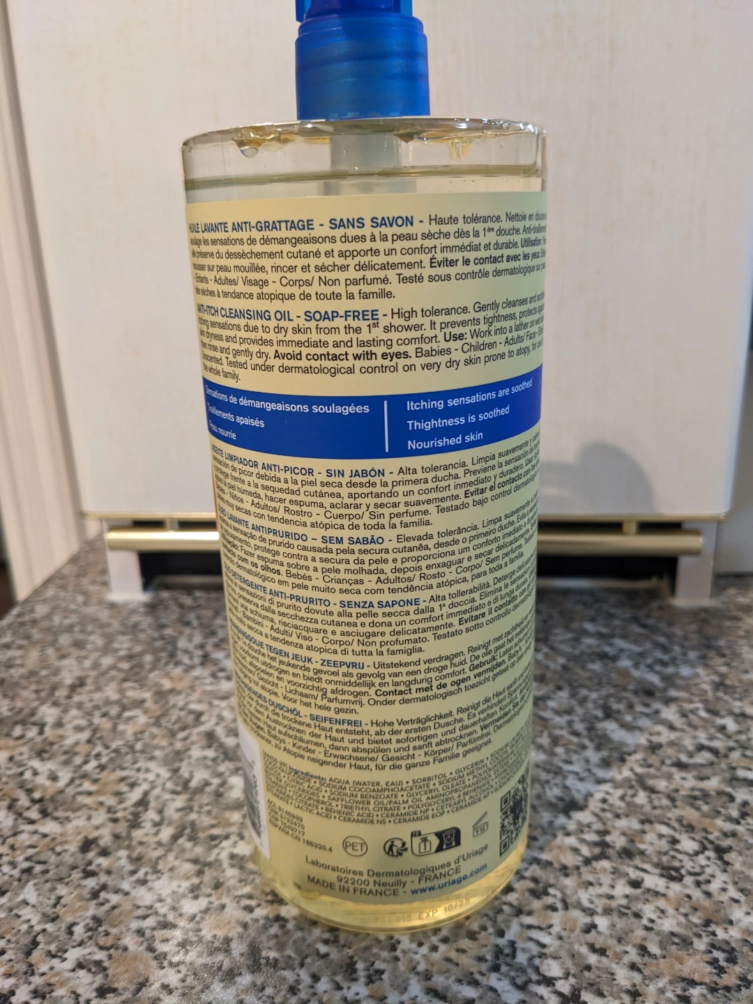 Brand New Uriage Xemose C+ Anti-itch Cleansing Oil 1 Litre - photo 3