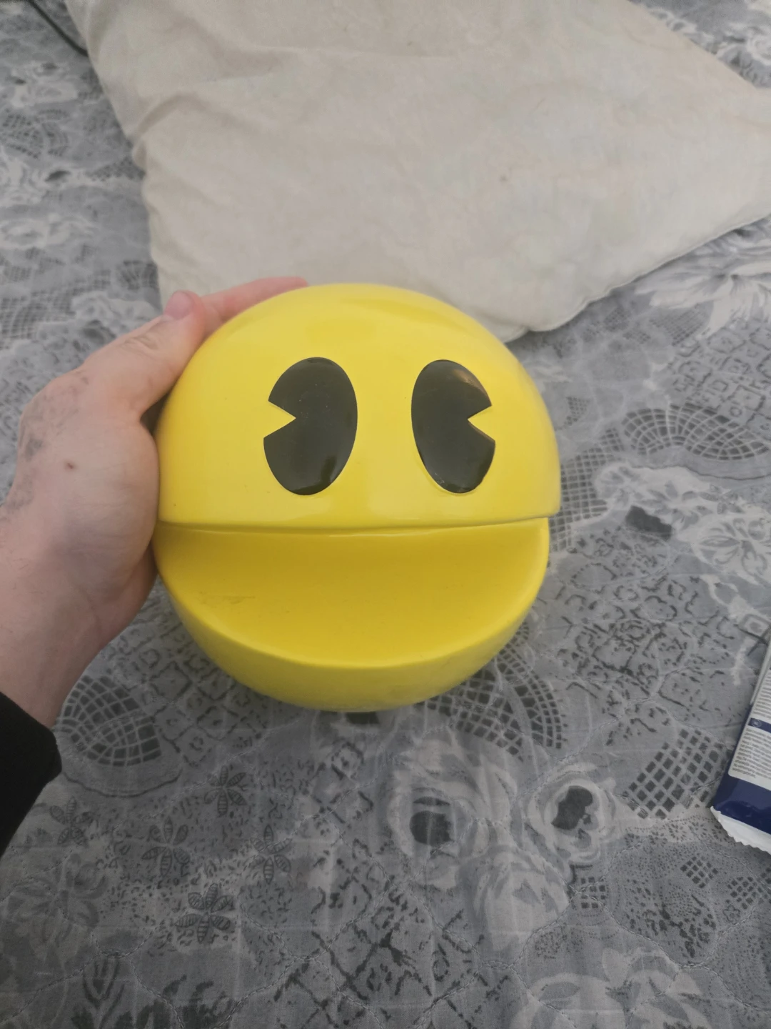 Pac-Man Yellow Coin Bank