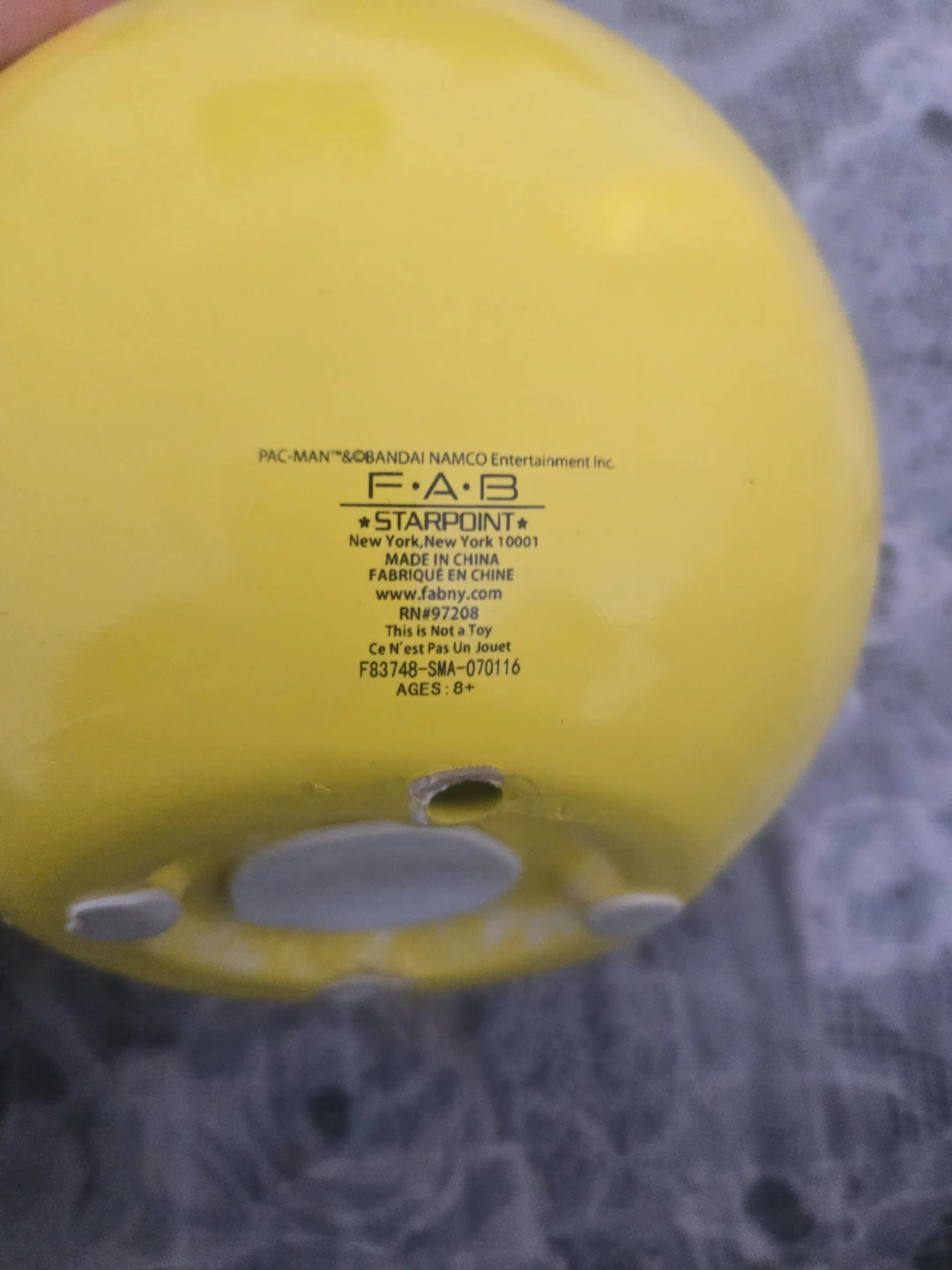 Pac-Man Yellow Coin Bank - photo 2