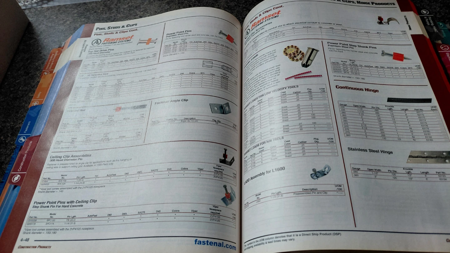 Fastenal "Big Blue" Volume 7 Industrial & Construction Catalog - photo 2