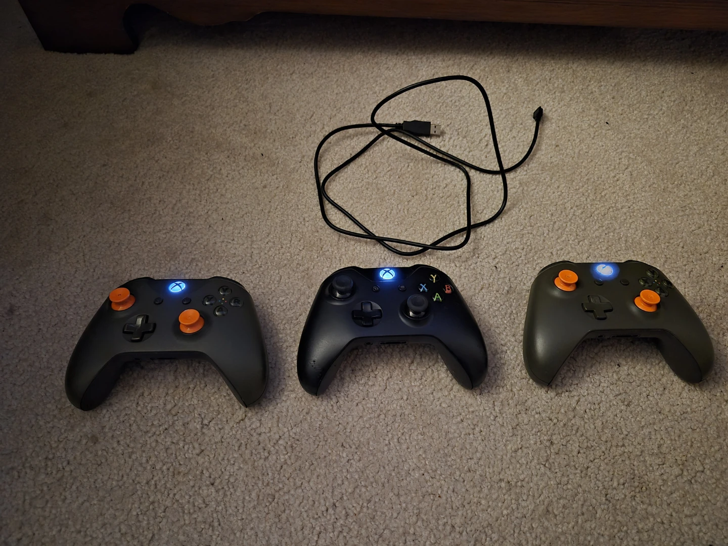 Lot of 3 Xbox One Wireless Controllers - Fully Tested (No Drift)