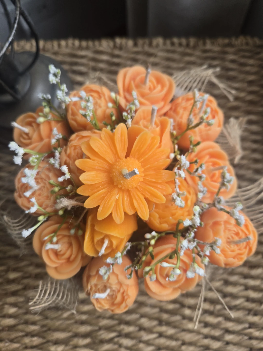 Candle flower bouquet - photo 3