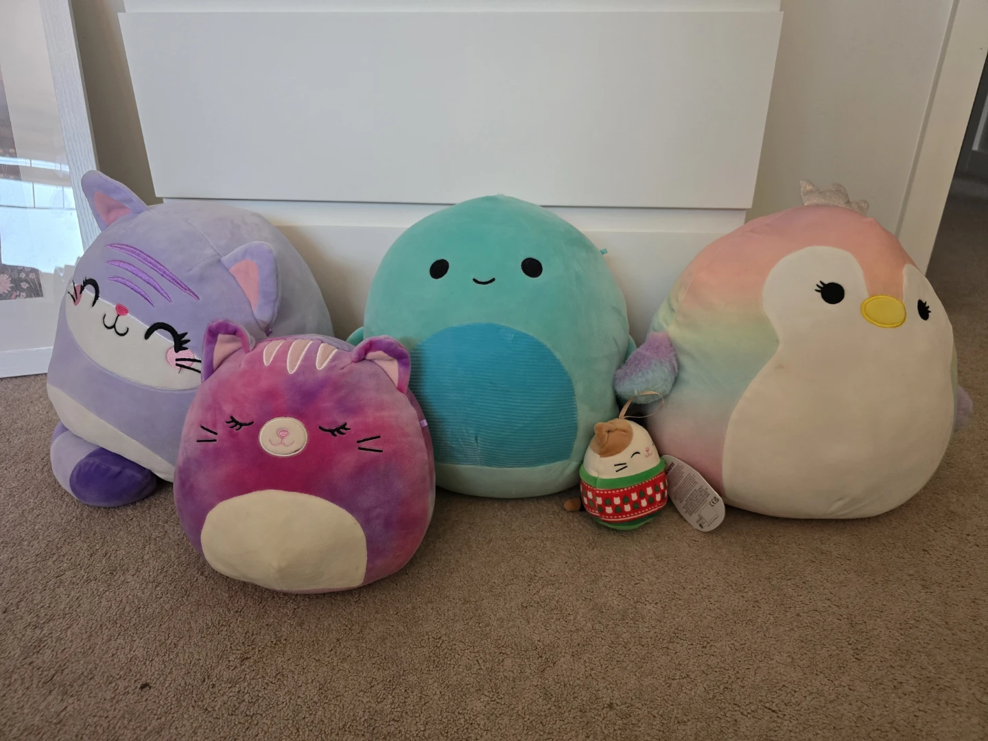 Squishmallow Plush Toys Set