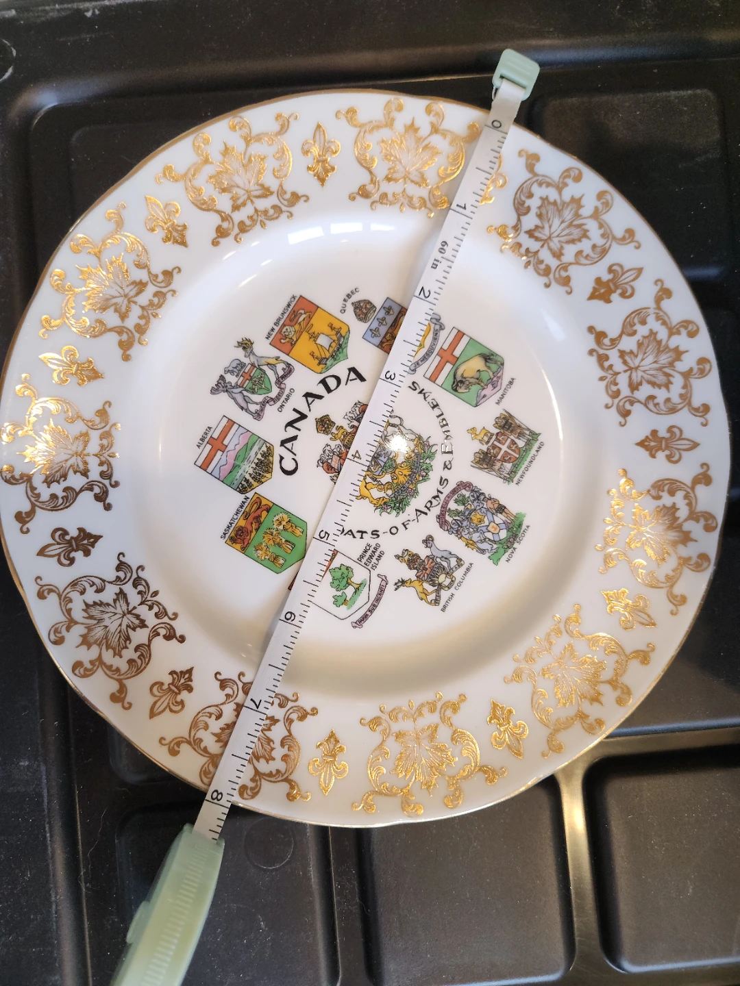 Decorative Collector Plate - Canada Coats of Arms & Emblems