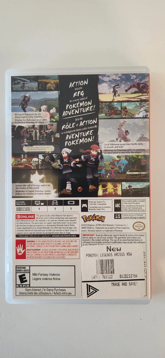Nintendo Switch Pokemon Legends: Arceus Game - photo 3