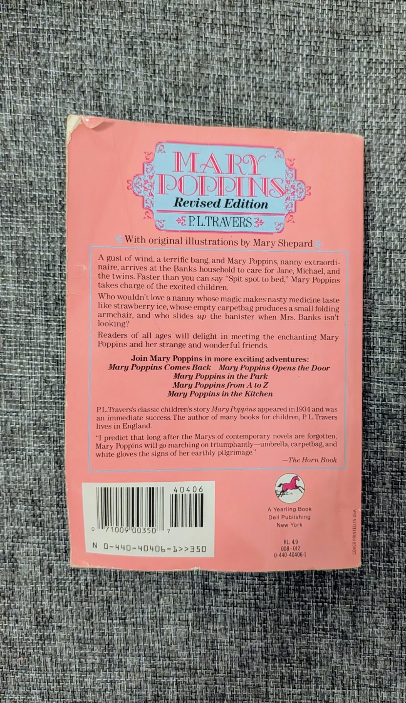 Mary Poppins Revised Edition P.L. Travers Book - photo 2