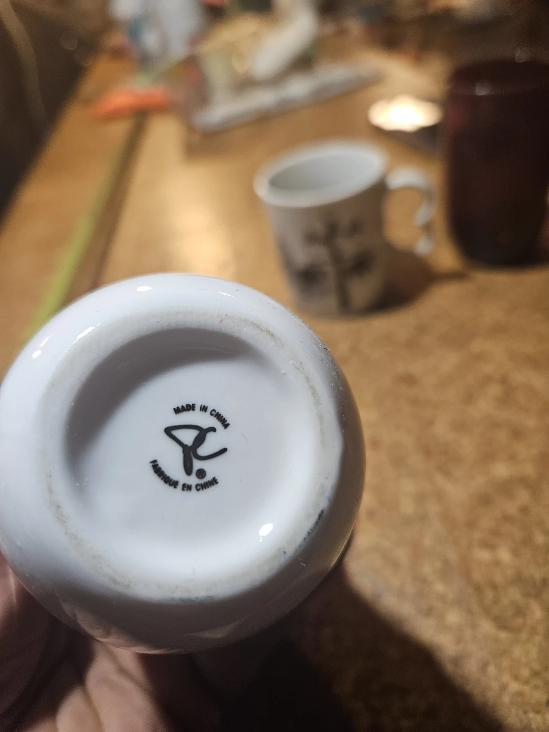 White Mug with Cityscape Design - Made in China - photo 4