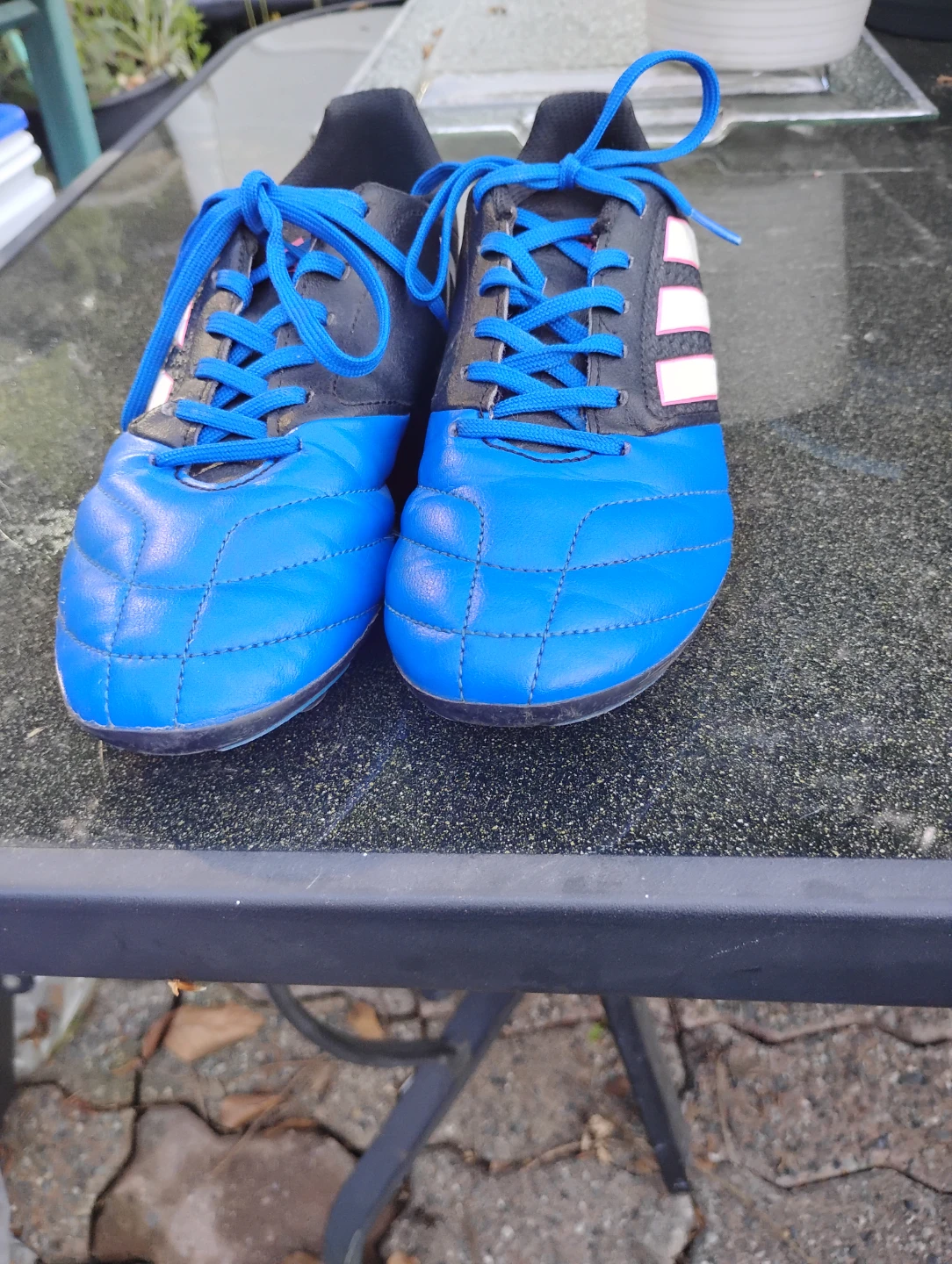Adidas Soccer Cleats - Blue/Black/White - photo 2