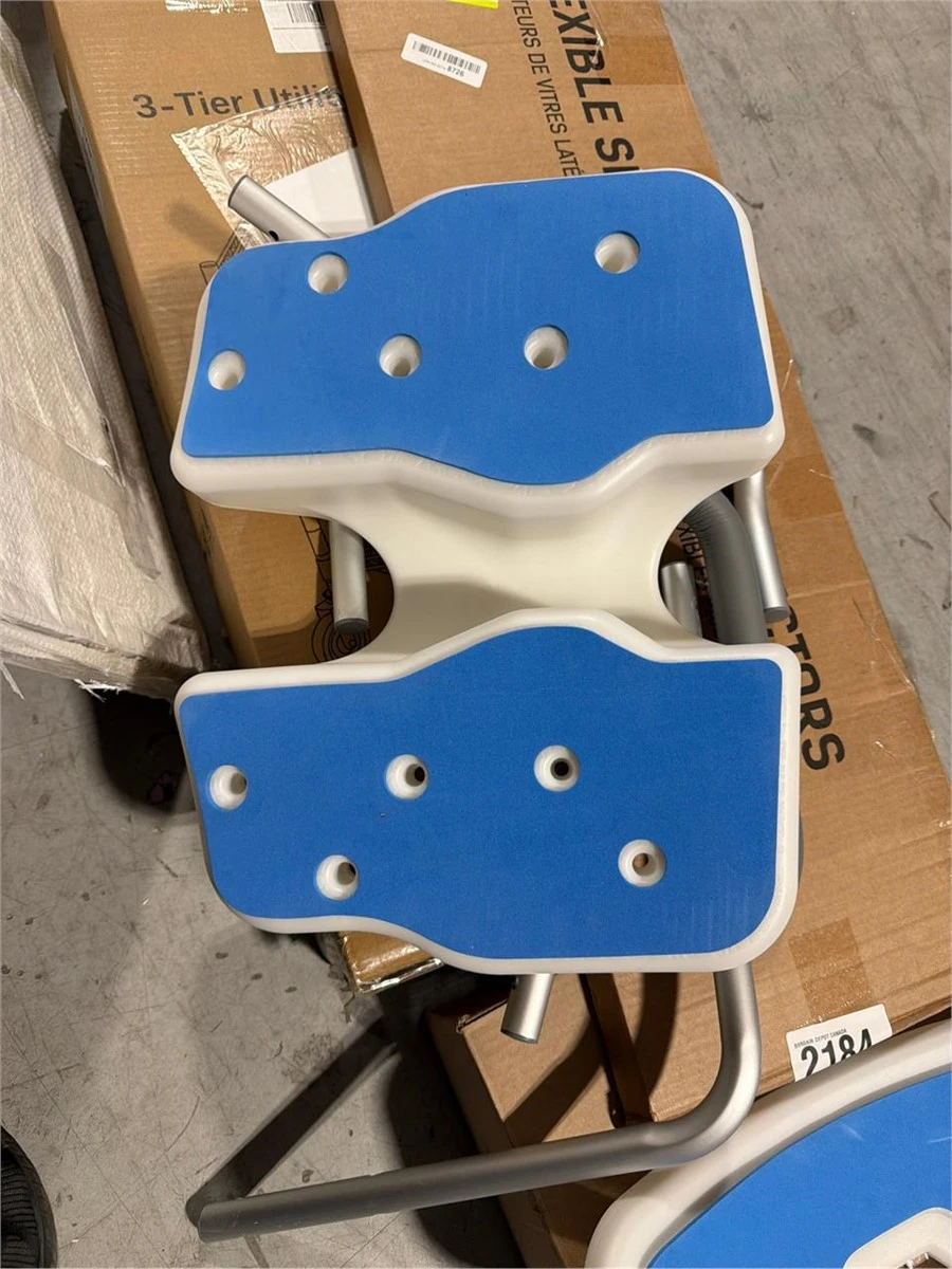 Adjustable Shower Chair with Back and Arms - photo 3