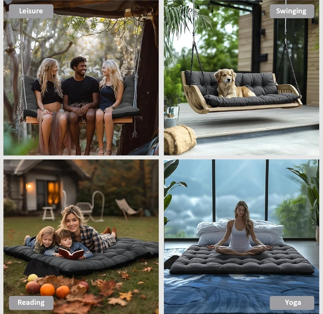 Outdoor Swing Set Cushion Set - photo 5