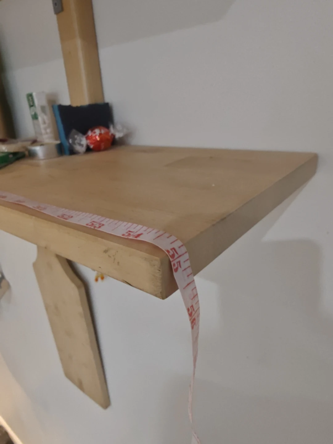 Wooden kitchen shelves - photo 4