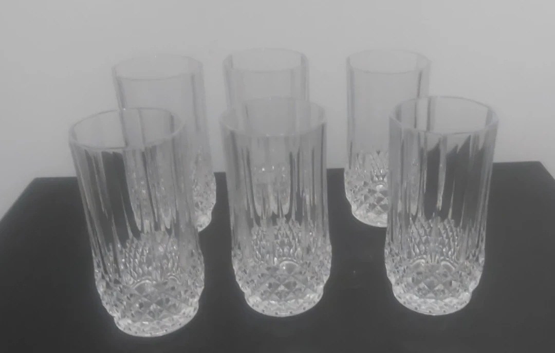 Set of 6 Crystal Highball Glasses - photo 2