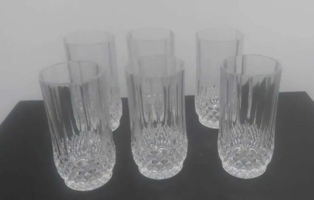 Set of 6 Crystal Highball Glasses - photo 2