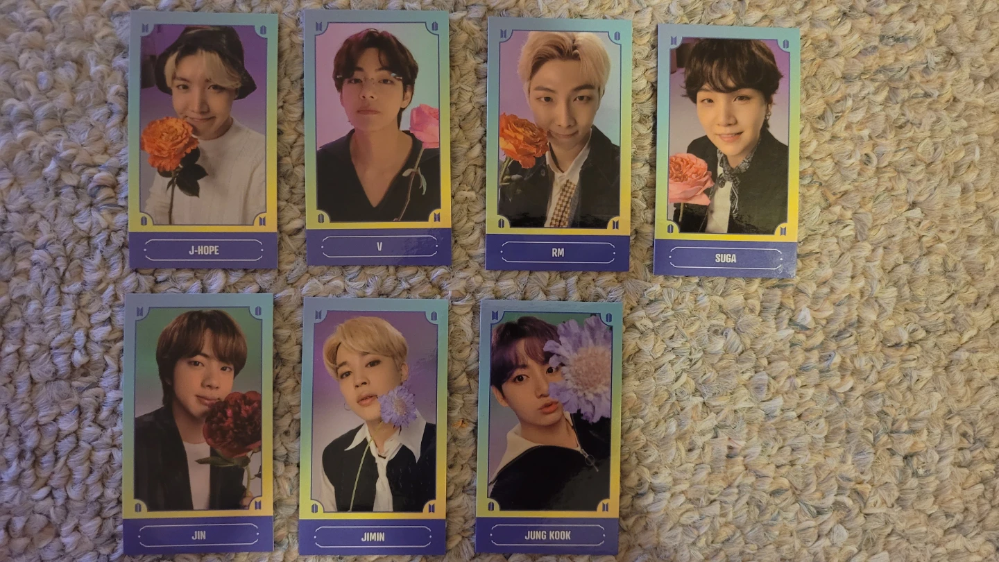 BTS 7 Member Photocards