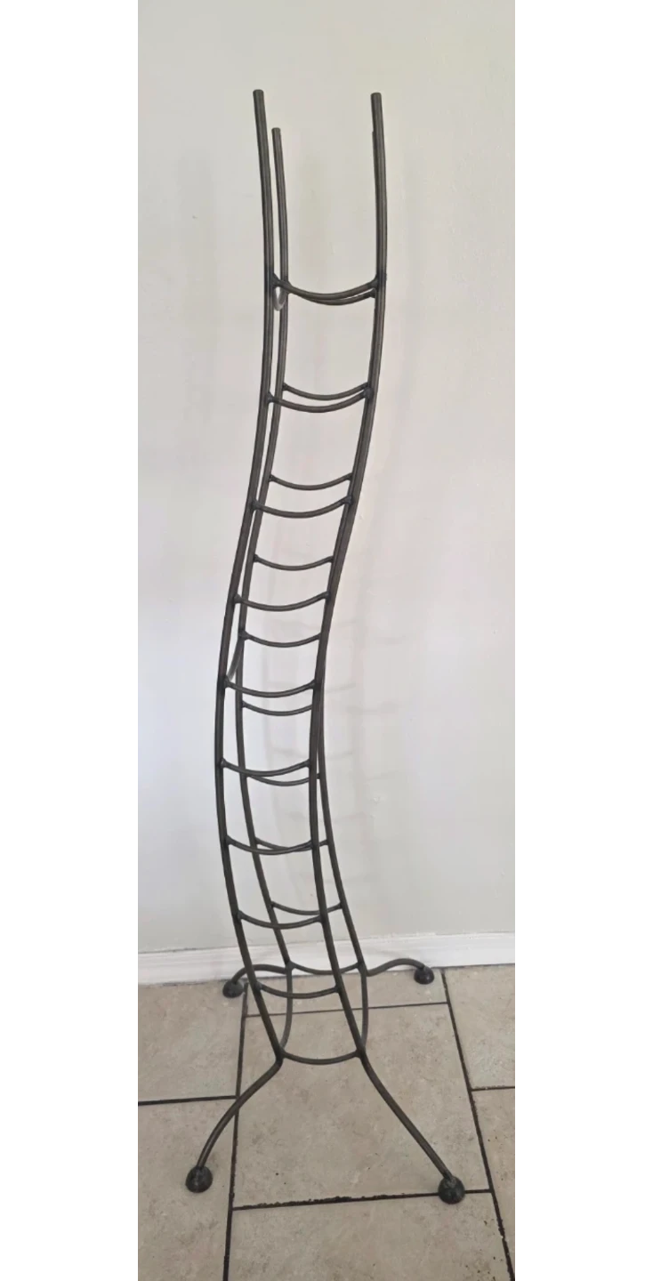 Wrought Iron Decorative Wine Rack