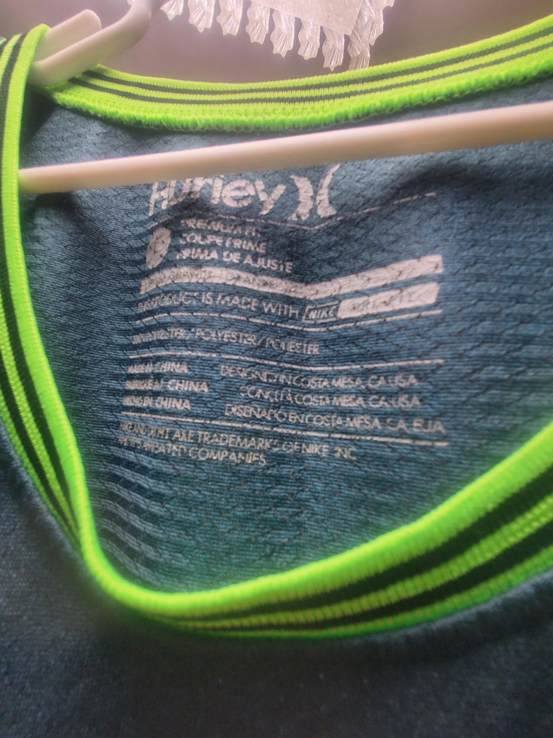 Hurley Basketball Jersey (Green) (M) - photo 2
