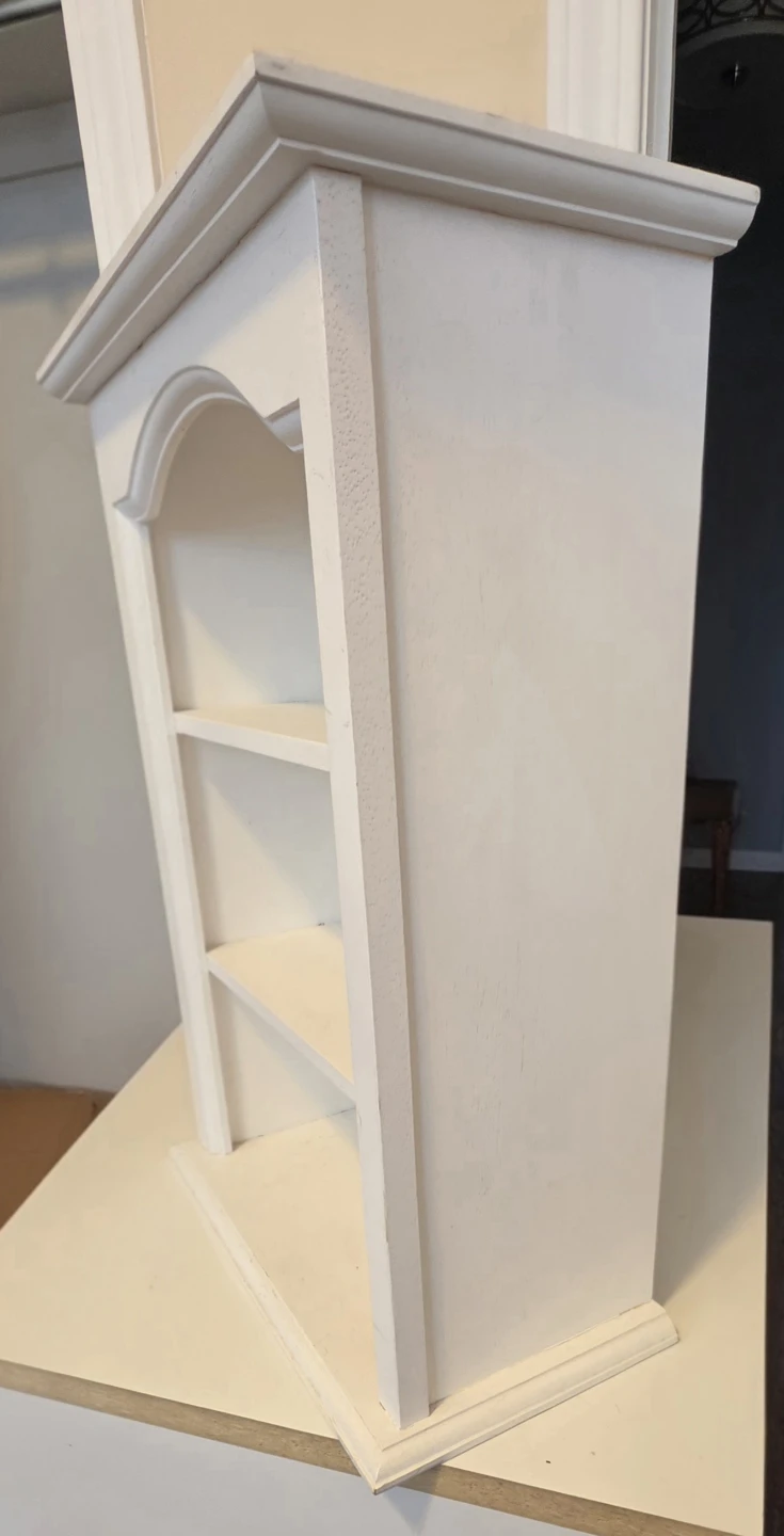 White Decorative Shelf Unit - photo 2