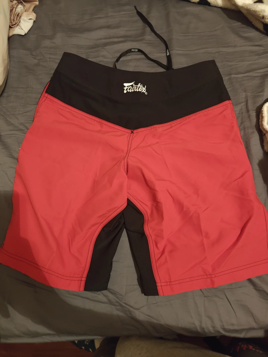 Fairtex AB8 Red and Black MMA Fight Shorts - photo 2