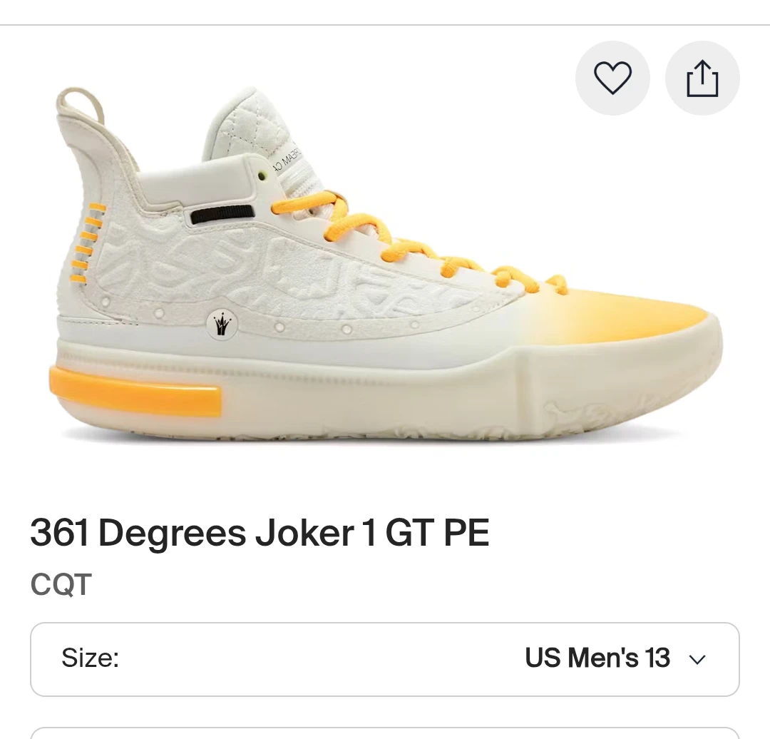 361° Nikola Jokic Shoes size 13