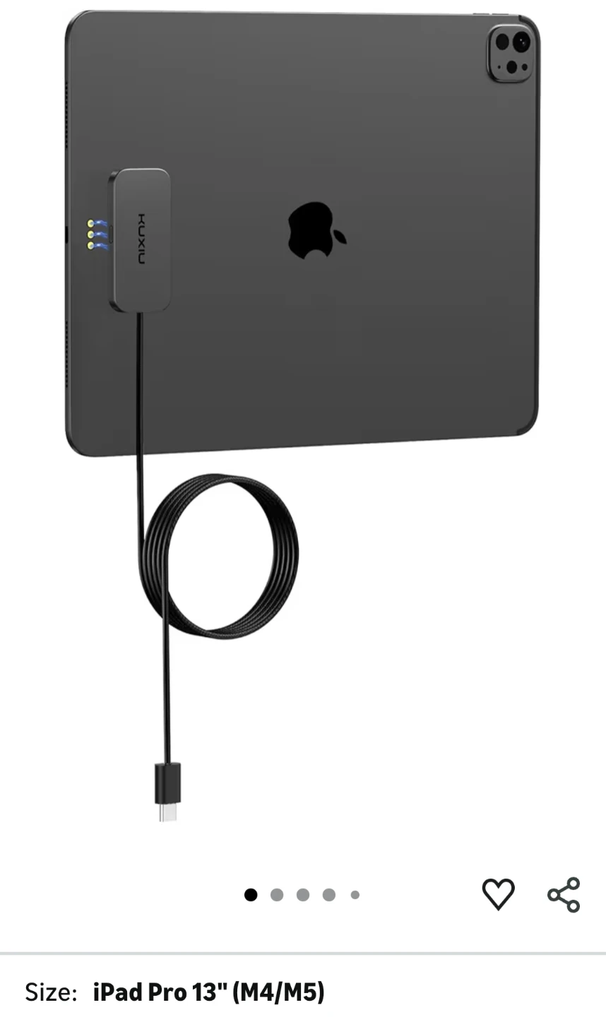 HUXIU USB C Hub charger for iPad Pro 13" (M4/M5)