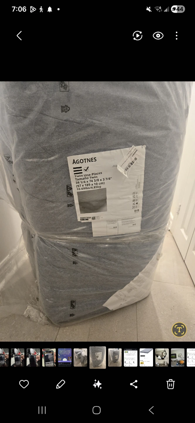 IKEA ÅGOTNES Twin Foam Mattress 2 For 80 - photo 3