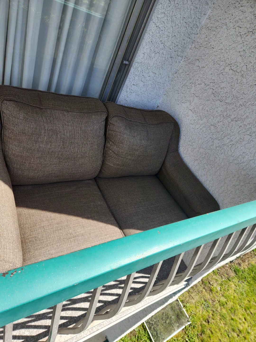 Light Brownish Loveseat Sofa