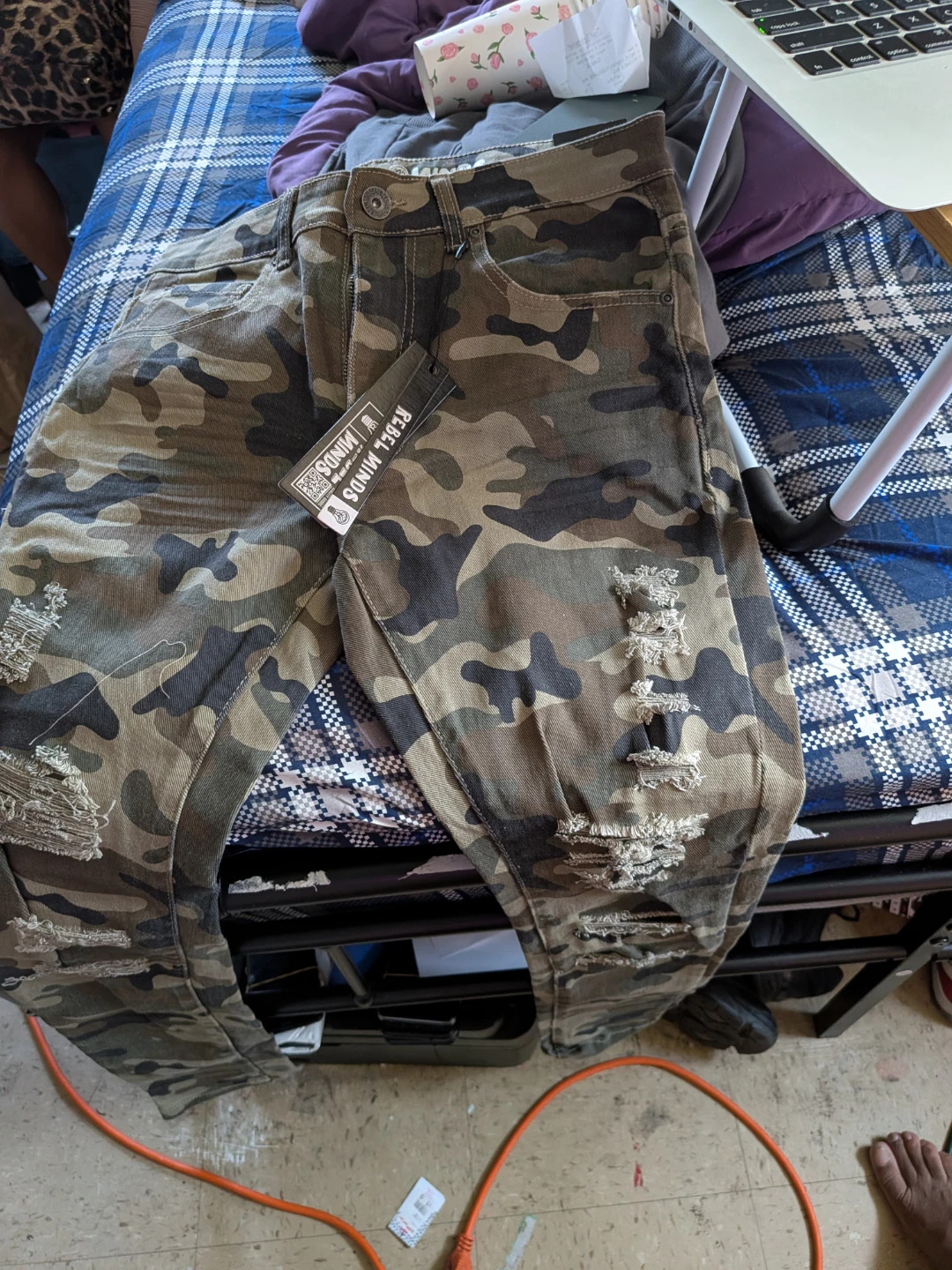 Rebel Minds Camouflage Skinny Fit Jeans W30 L31 - photo 4