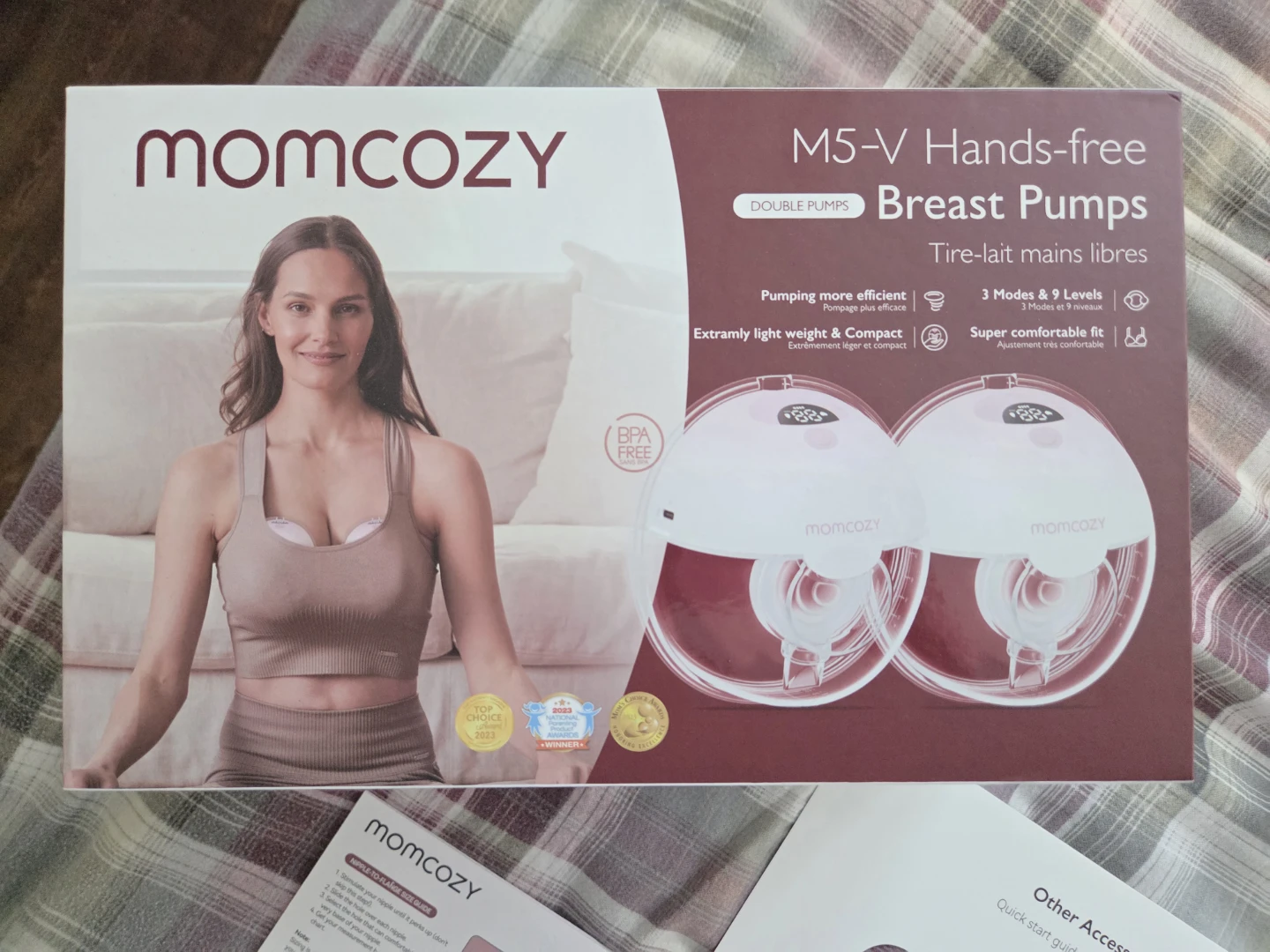 Momcozy M5 Breast Pump + EXTRA ACCESSORIES