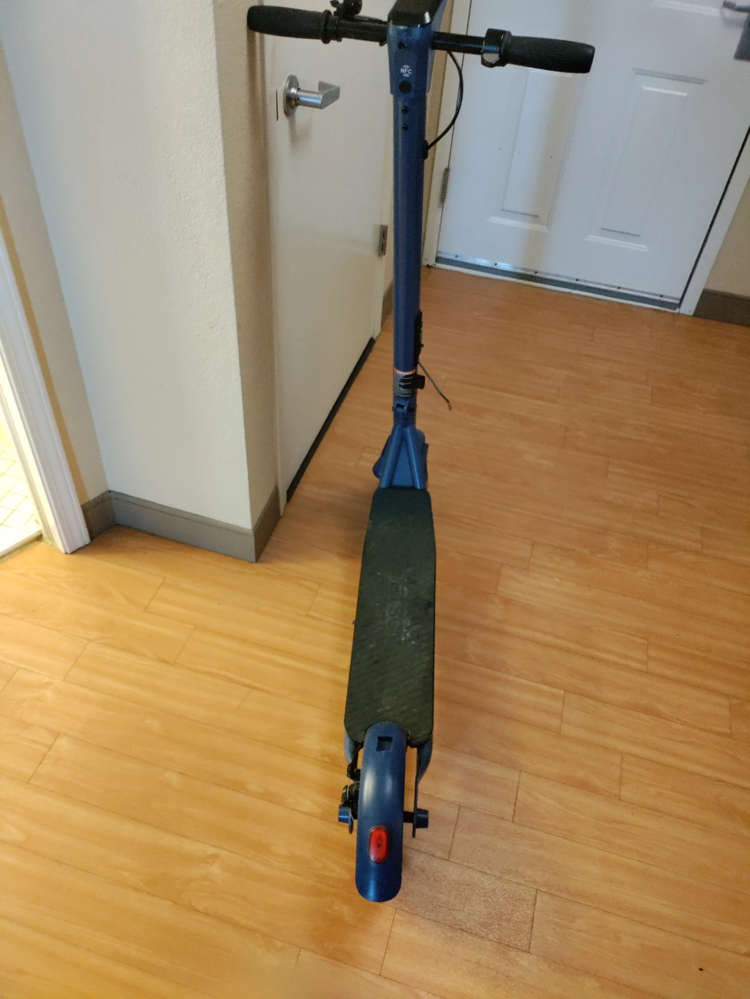 Blue Electric Scooter