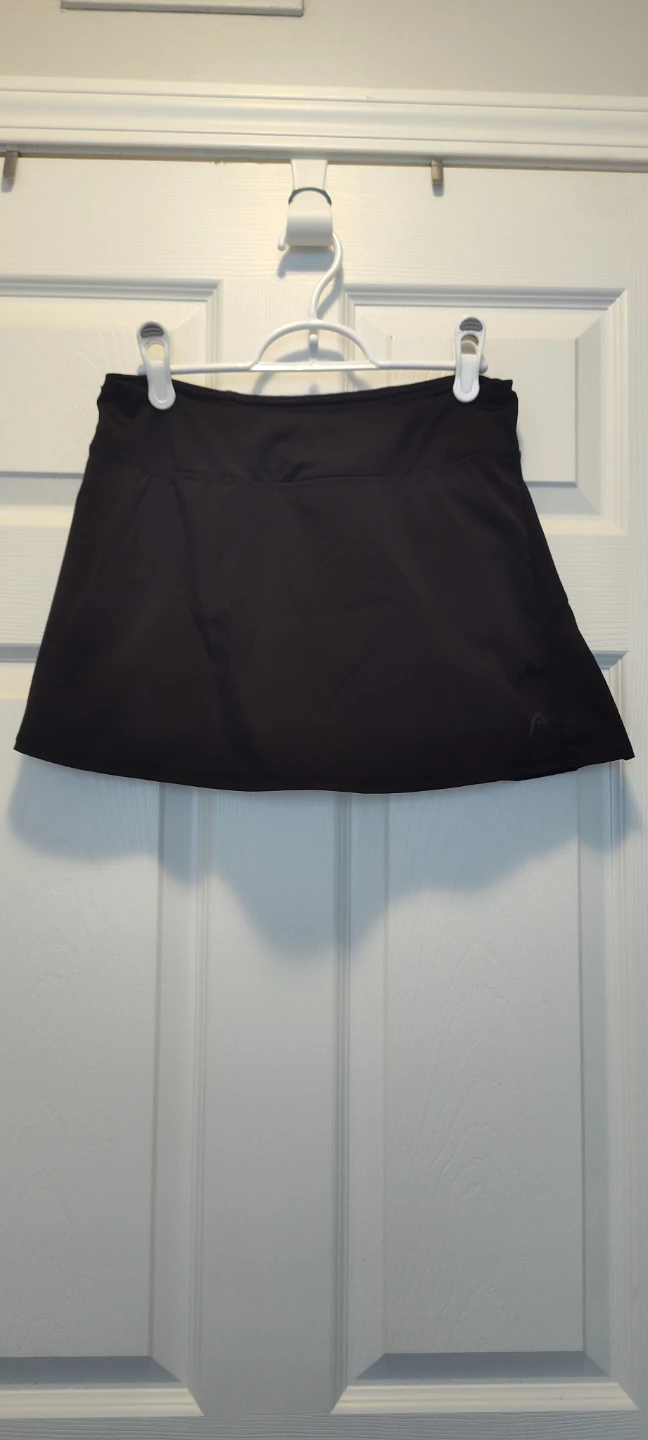 HEAD Black Tennis Skirt