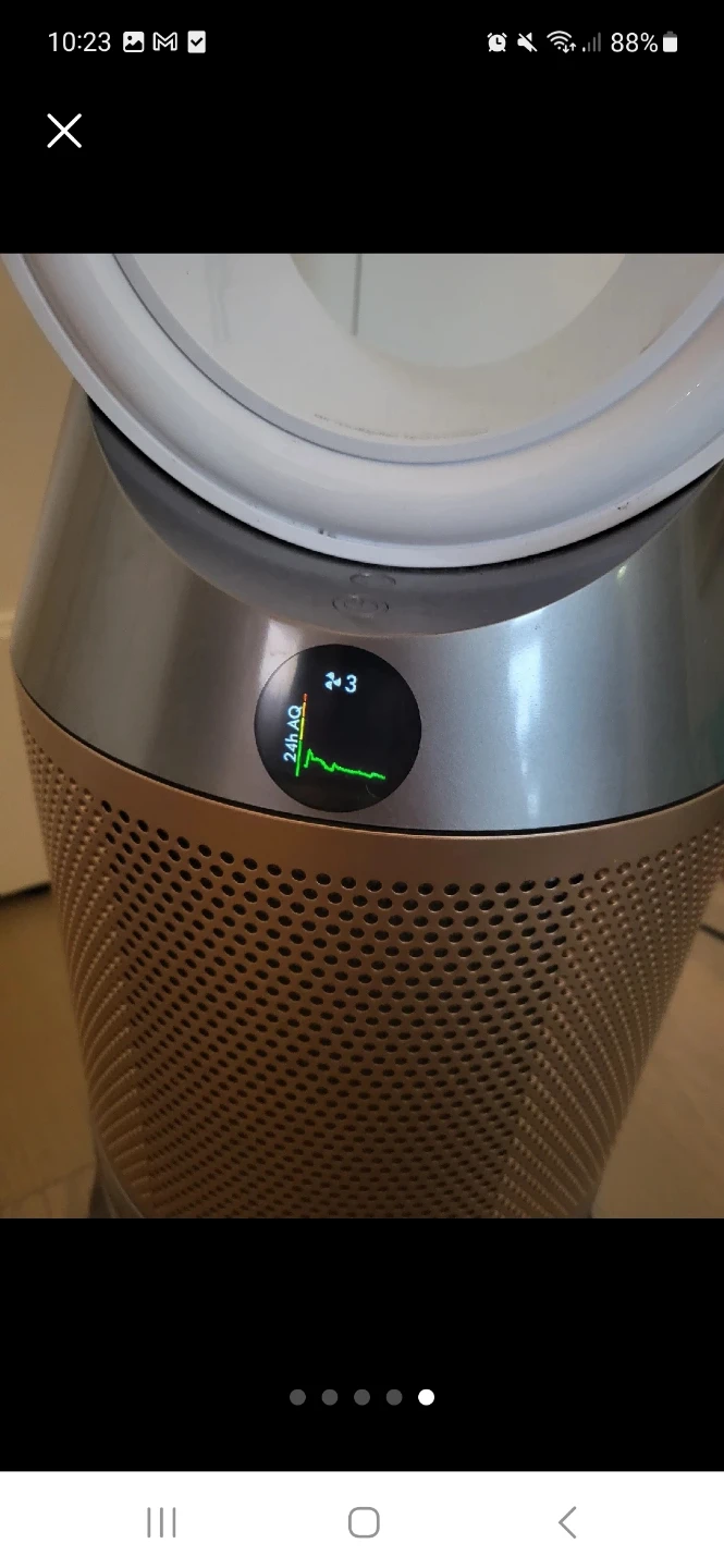 Dyson Pure Cool TP04 Air Purifier and Fan - White/Gold - photo 2