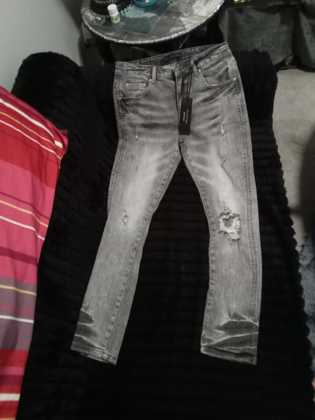 Deception Jeans Size 30 Grey Wash - photo 5