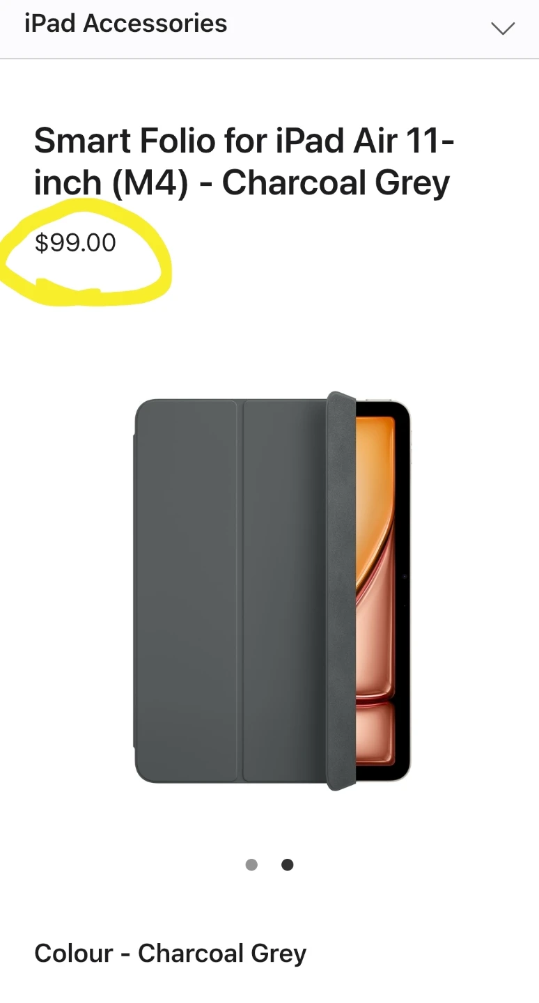 Smart Folio for iPad Air 11-inch (M4) - Charcoal Grey. 📱💻 - photo 4