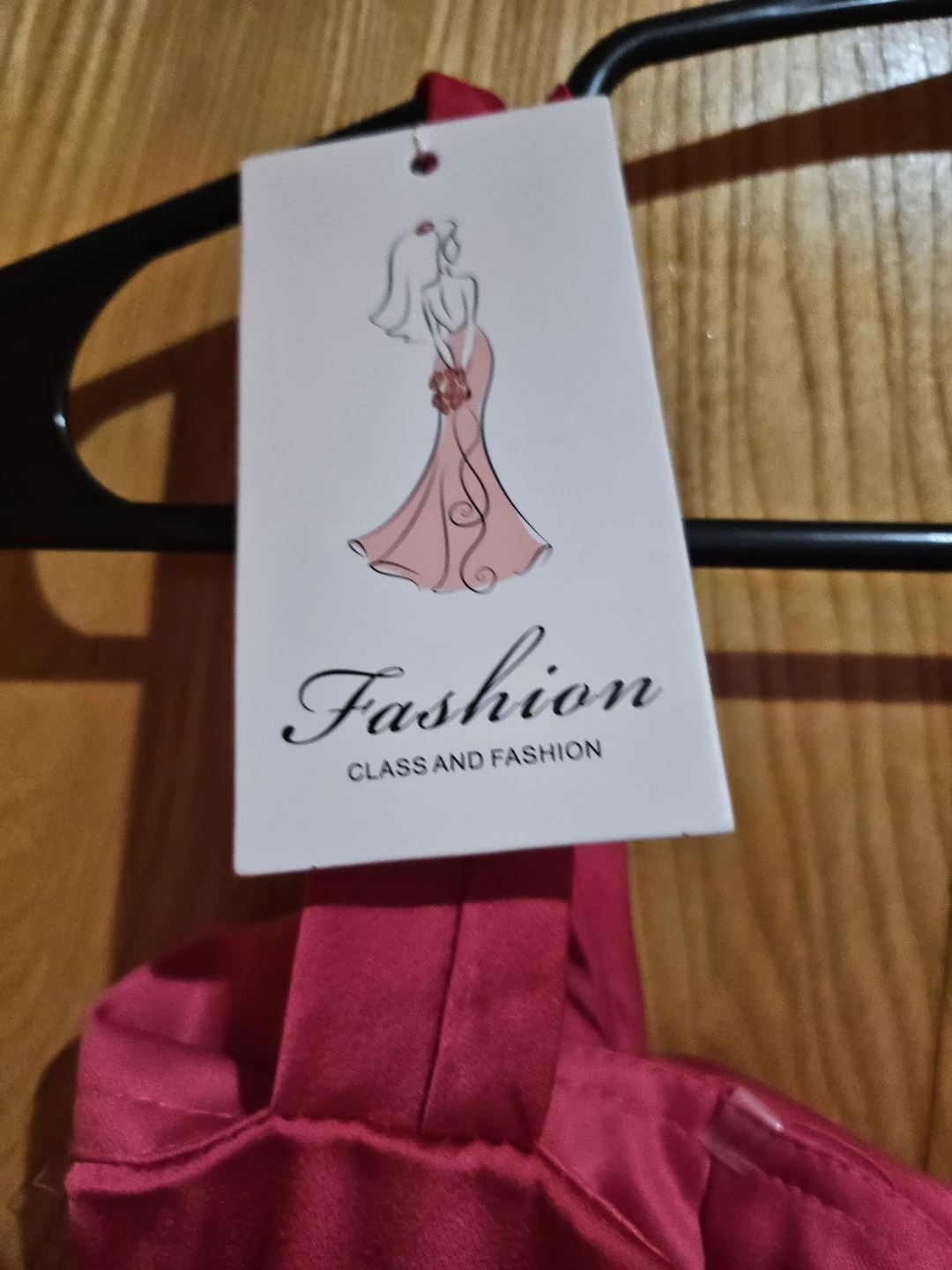 Pink Satin Mini Dress with Lace-Up Back - photo 5