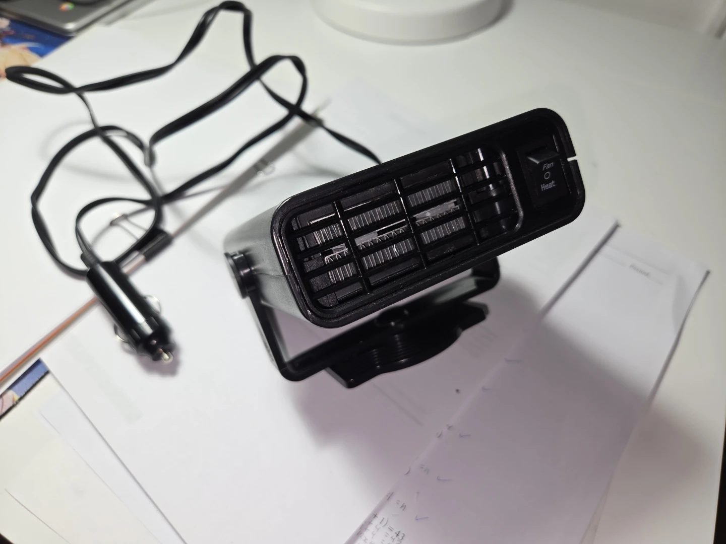 Black Car Heater Fan - photo 2