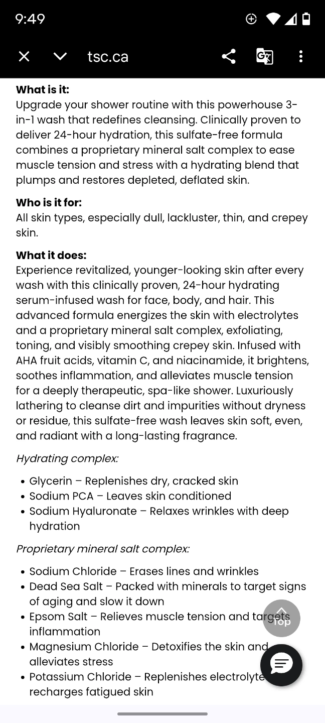 1 ltr Nakery Face, Body, Hair Wash Seaside Serenity - photo 4