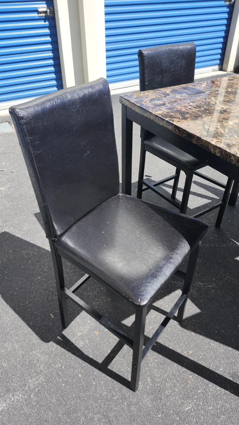 Counter Height Dining Table Set with 4 Chairs - photo 4