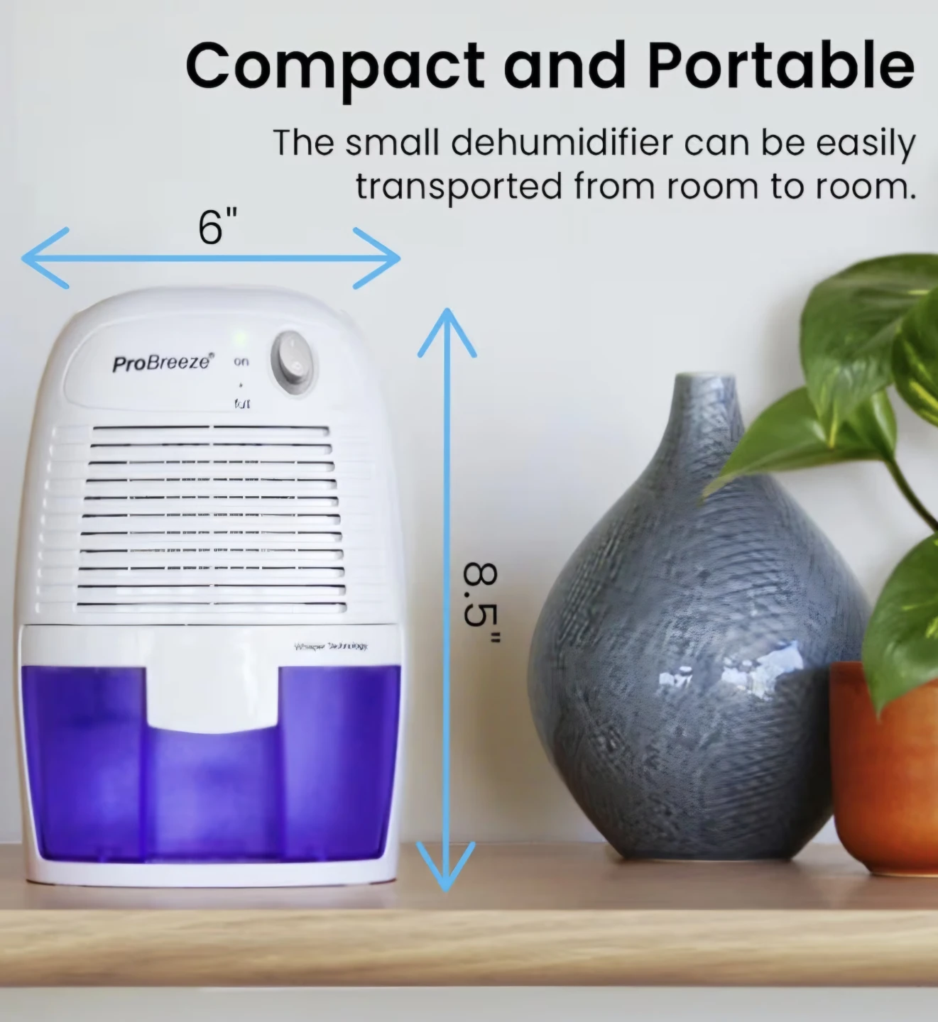 Pro Breeze Electric Small Dehumidifier - photo 2