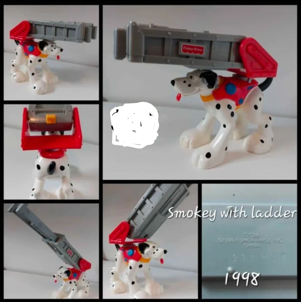 Fisher-Price Smokey the Fire Dog with Ladder Toy