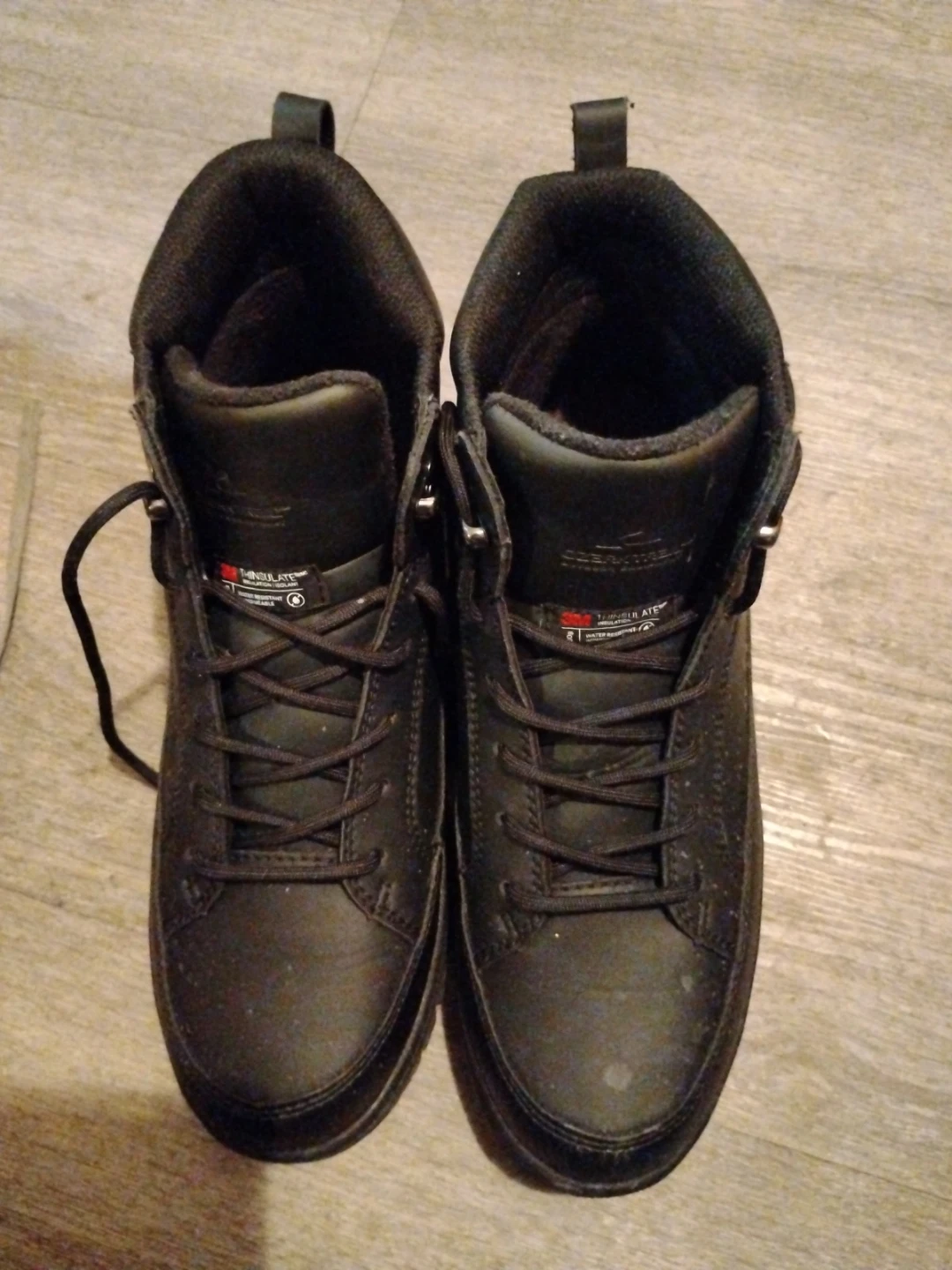 Black THINSULATE Insulated Winter Boots