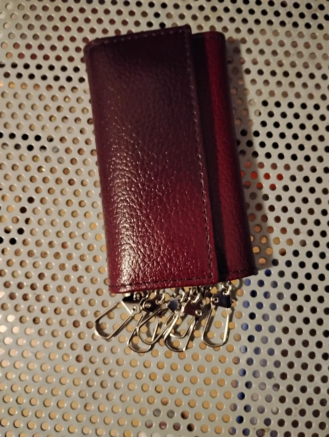 Genuine Leather Key Case Wallet – Multi-Function (Vintage) - photo 2