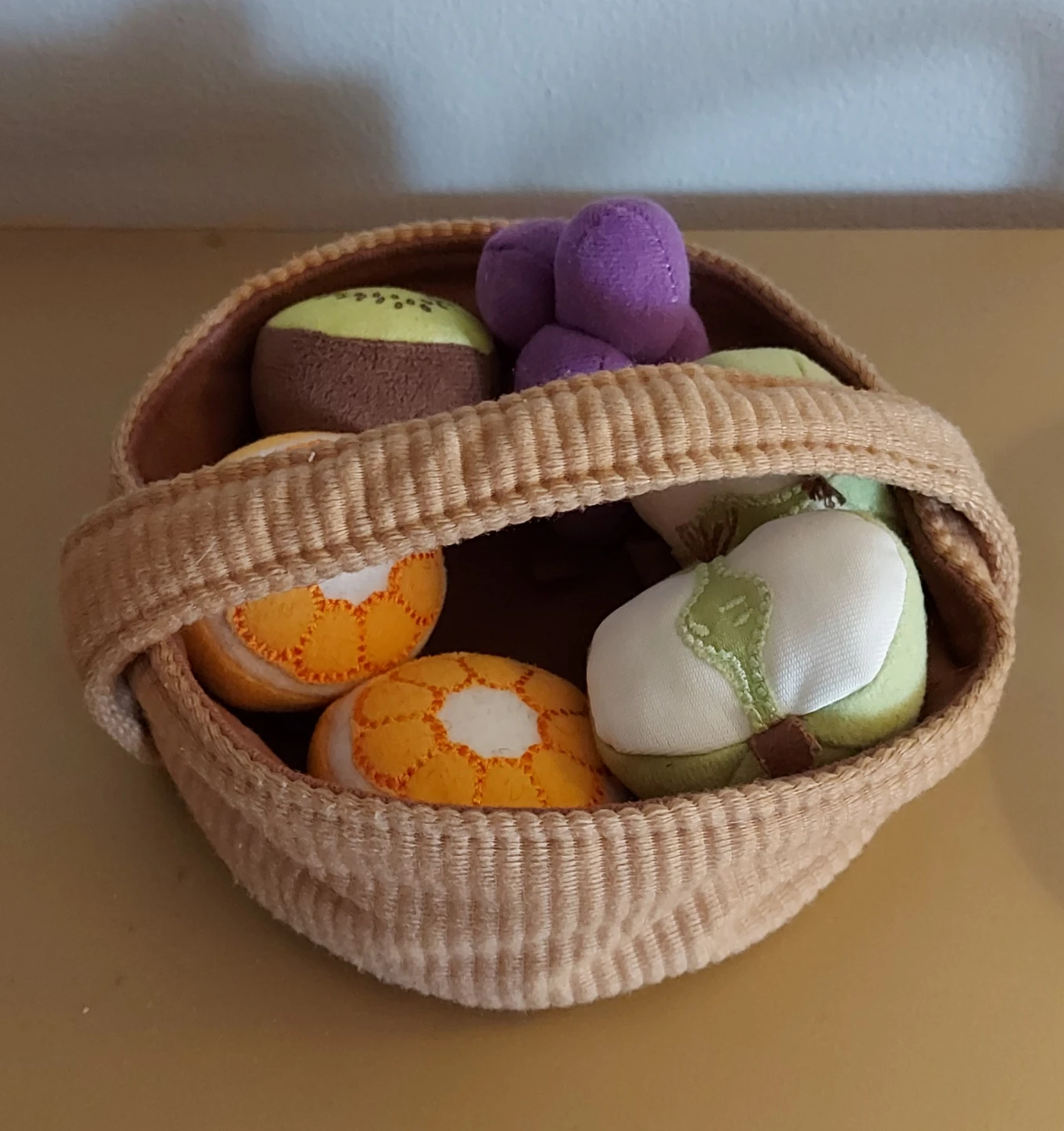 IKEA Plush Fruit Basket Toy